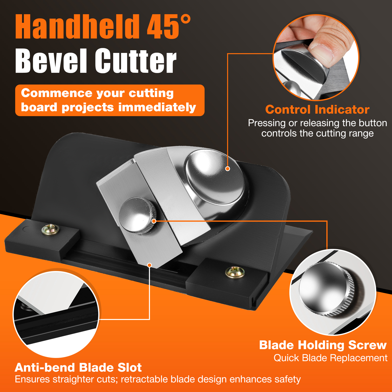 Retractable Mat Cutter 45° Bev - Engraved Wood Frame avaliação e preço