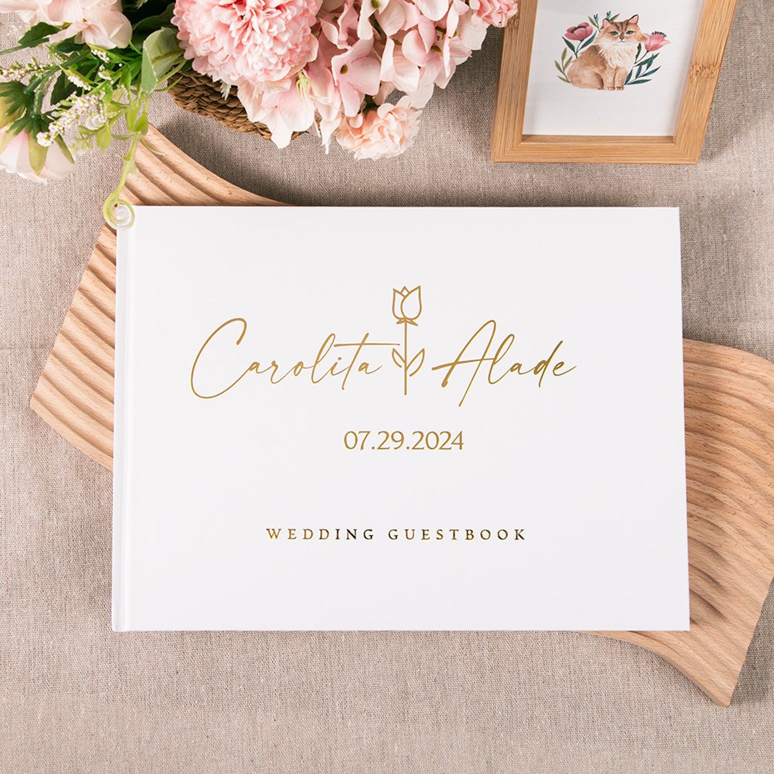 Custom Wedding Guestbook Perso - Custom Photo Book avaliação e preço